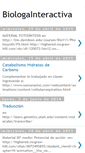 Mobile Screenshot of biologainteractiva.blogspot.com