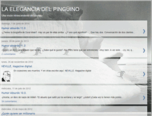 Tablet Screenshot of eleganciadelpinguino.blogspot.com