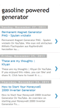 Mobile Screenshot of gasolinepoweredgenerator.blogspot.com