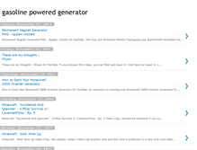 Tablet Screenshot of gasolinepoweredgenerator.blogspot.com