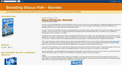 Desktop Screenshot of discus-fish-breeder-blog.blogspot.com