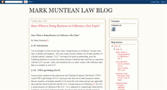 Desktop Screenshot of munteanlaw.blogspot.com