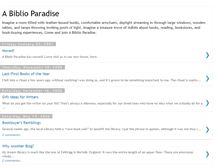 Tablet Screenshot of abiblioparadise.blogspot.com