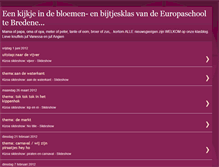 Tablet Screenshot of bloemen-bijen-europaschool.blogspot.com