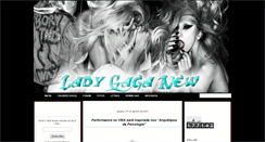 Desktop Screenshot of ladygaganew.blogspot.com