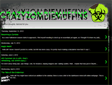 Tablet Screenshot of crazyzombiemuffins.blogspot.com