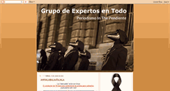 Desktop Screenshot of grupoexpertosentodo.blogspot.com