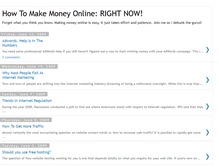 Tablet Screenshot of howtomakemoneyonlinerightnow.blogspot.com