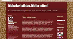Desktop Screenshot of mahatar.blogspot.com