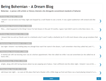 Tablet Screenshot of beingbohemian.blogspot.com