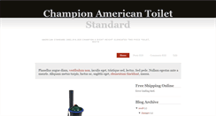 Desktop Screenshot of championamericantoiletstandard.blogspot.com