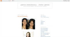 Desktop Screenshot of foto-artis-indonesia.blogspot.com