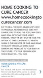 Mobile Screenshot of homecookingtocurecancer.blogspot.com