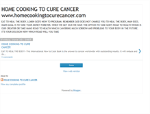 Tablet Screenshot of homecookingtocurecancer.blogspot.com