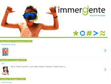Tablet Screenshot of immergenti.blogspot.com