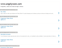 Tablet Screenshot of angelyvane.blogspot.com