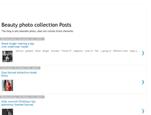 Tablet Screenshot of beauty-photo-collection.blogspot.com
