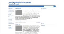 Desktop Screenshot of allfreedownloadssoftware.blogspot.com