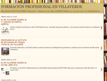 Tablet Screenshot of iesvillaverde.blogspot.com