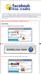 Mobile Screenshot of free-facebook-credits-download.blogspot.com