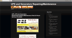 Desktop Screenshot of malikbrothers786.blogspot.com