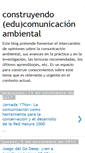 Mobile Screenshot of educomunicacionambiental.blogspot.com