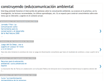 Tablet Screenshot of educomunicacionambiental.blogspot.com