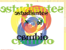 Tablet Screenshot of estudiantesxelcambiovisuales.blogspot.com