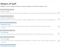 Tablet Screenshot of keepersofstuff.blogspot.com
