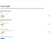 Tablet Screenshot of indian-tourguide.blogspot.com