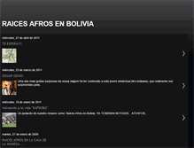 Tablet Screenshot of africanbolivia.blogspot.com