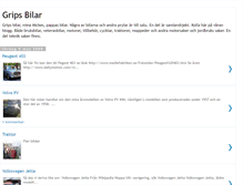 Tablet Screenshot of gripsbilar.blogspot.com