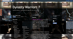 Desktop Screenshot of dynastywarriors-7.blogspot.com