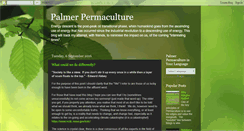 Desktop Screenshot of palmer-permaculture.blogspot.com