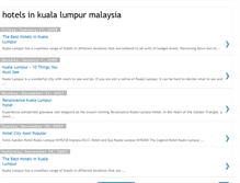 Tablet Screenshot of hotels-kuala-lumpur-malaysia.blogspot.com