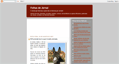 Desktop Screenshot of folhasdejornal.blogspot.com