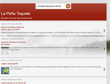 Tablet Screenshot of penyatoqueta.blogspot.com