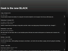Tablet Screenshot of geekitblack.blogspot.com