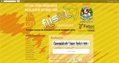 Desktop Screenshot of flisolindaiatuba.blogspot.com