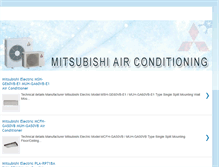 Tablet Screenshot of mitsubishi-airconditioning.blogspot.com