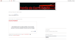 Desktop Screenshot of feiraodocarro.blogspot.com