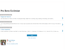 Tablet Screenshot of probonoecclesiae.blogspot.com