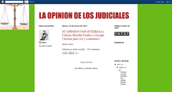 Desktop Screenshot of laopiniondelosjudiciales.blogspot.com