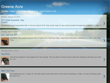 Tablet Screenshot of greeneacre.blogspot.com