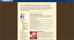 Desktop Screenshot of kursus-bebek-peking.blogspot.com