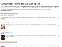 Tablet Screenshot of kursus-bebek-peking.blogspot.com