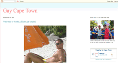 Desktop Screenshot of capetowngay.blogspot.com