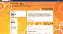 Desktop Screenshot of hiatusongypsysoul.blogspot.com