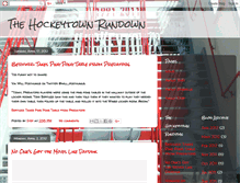 Tablet Screenshot of hockeytownrundown.blogspot.com