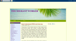 Desktop Screenshot of migrantwork.blogspot.com